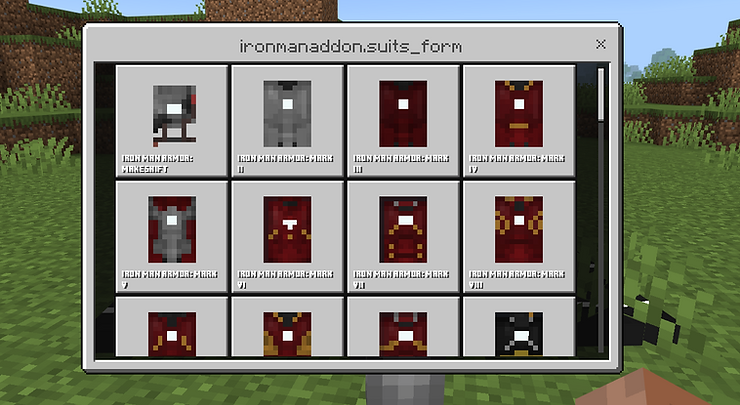 Armor Crafting Menu