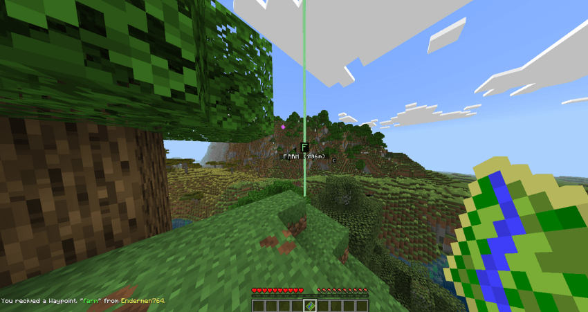 Waypoint options menu