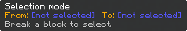 First coordinate selection in world