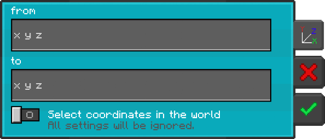 Selection mode UI screenshot