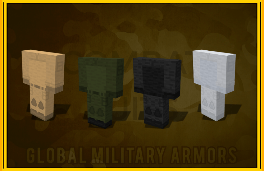 Military uniforms display