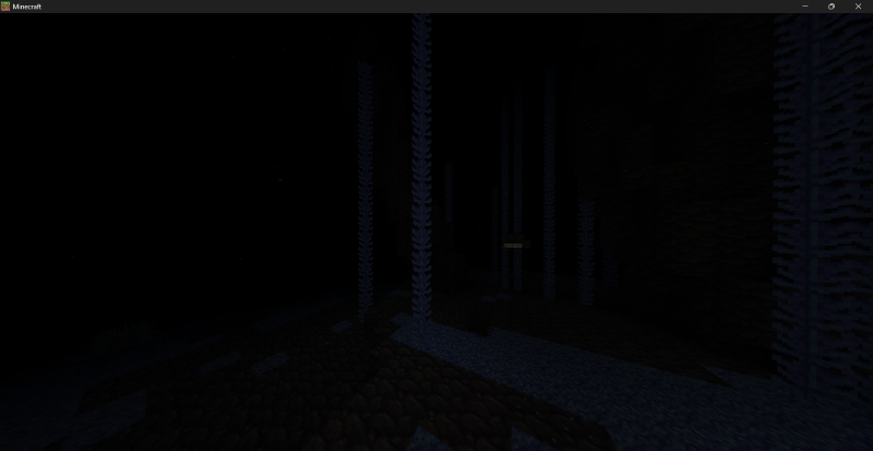 Drenched Void biome underwater scene