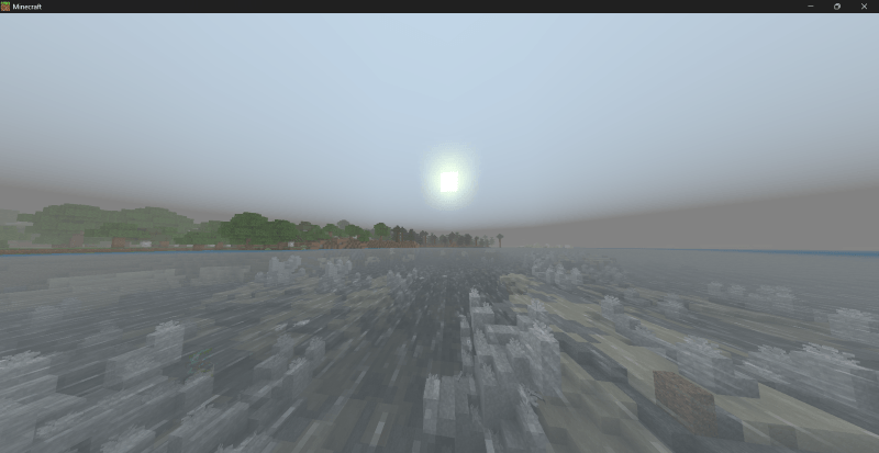 Dread Reef biome with pale coral