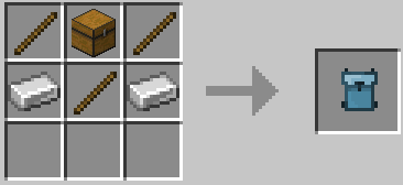 Crafting recipe for Medium Backpack