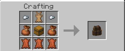 Standard Backpack Crafting Recipe