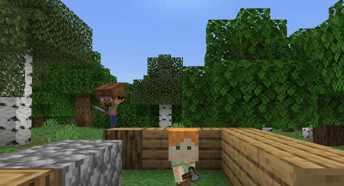 Two small players: Steve and Alex