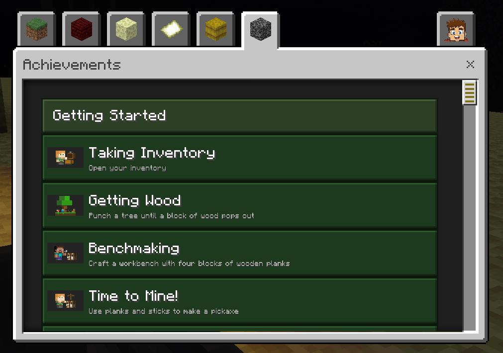 Bedrock Advancements — screenshot 1