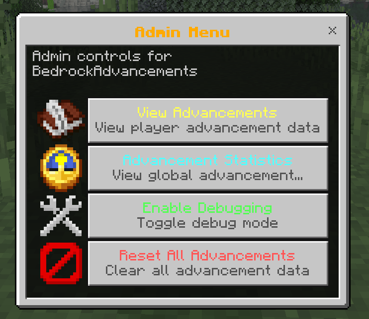 Bedrock Advancements — screenshot 1