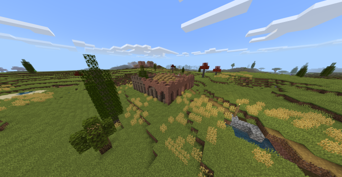 Rustic realms environment.