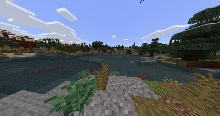 Environment and content visuals.