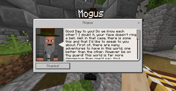 Buildings and village modifications.