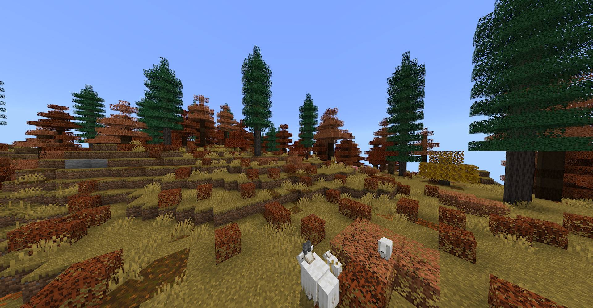 Crafted items and blocks.