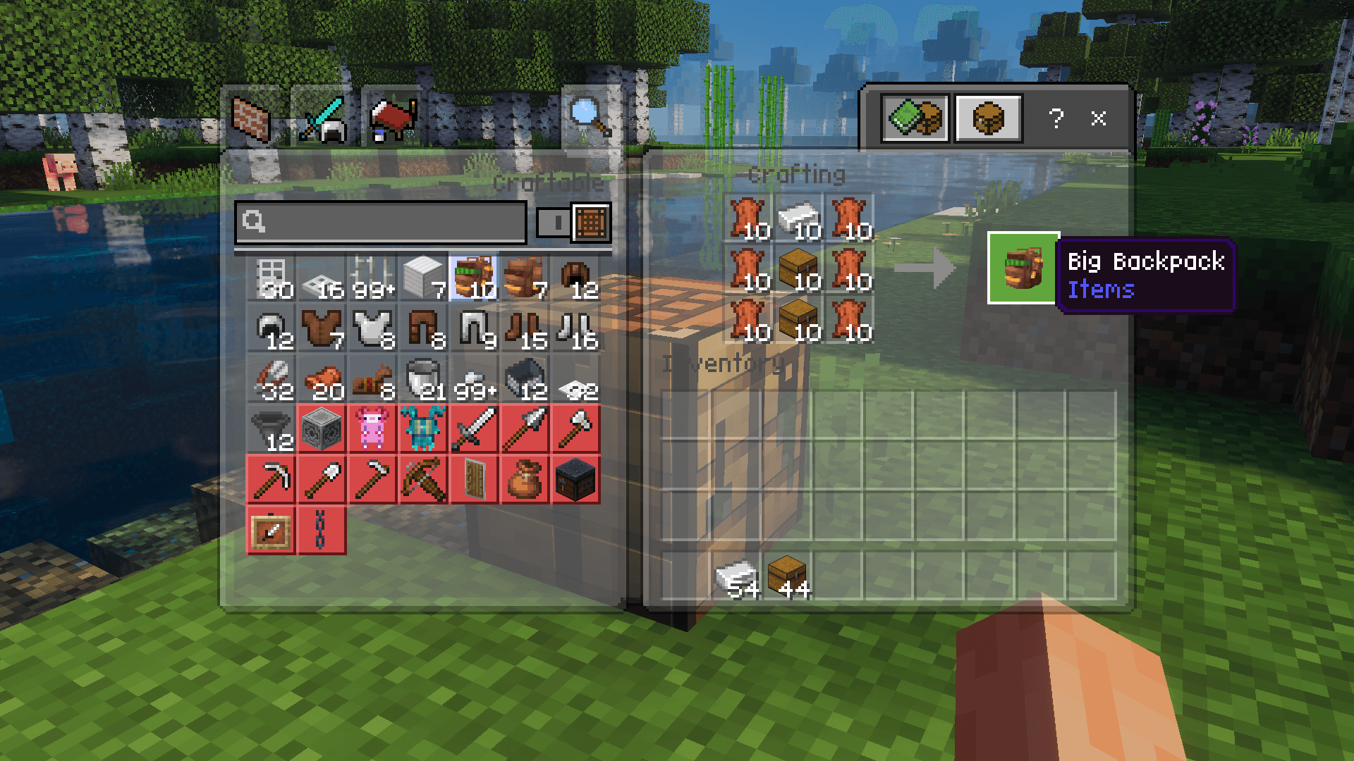 Better Backpacks — screenshot 1