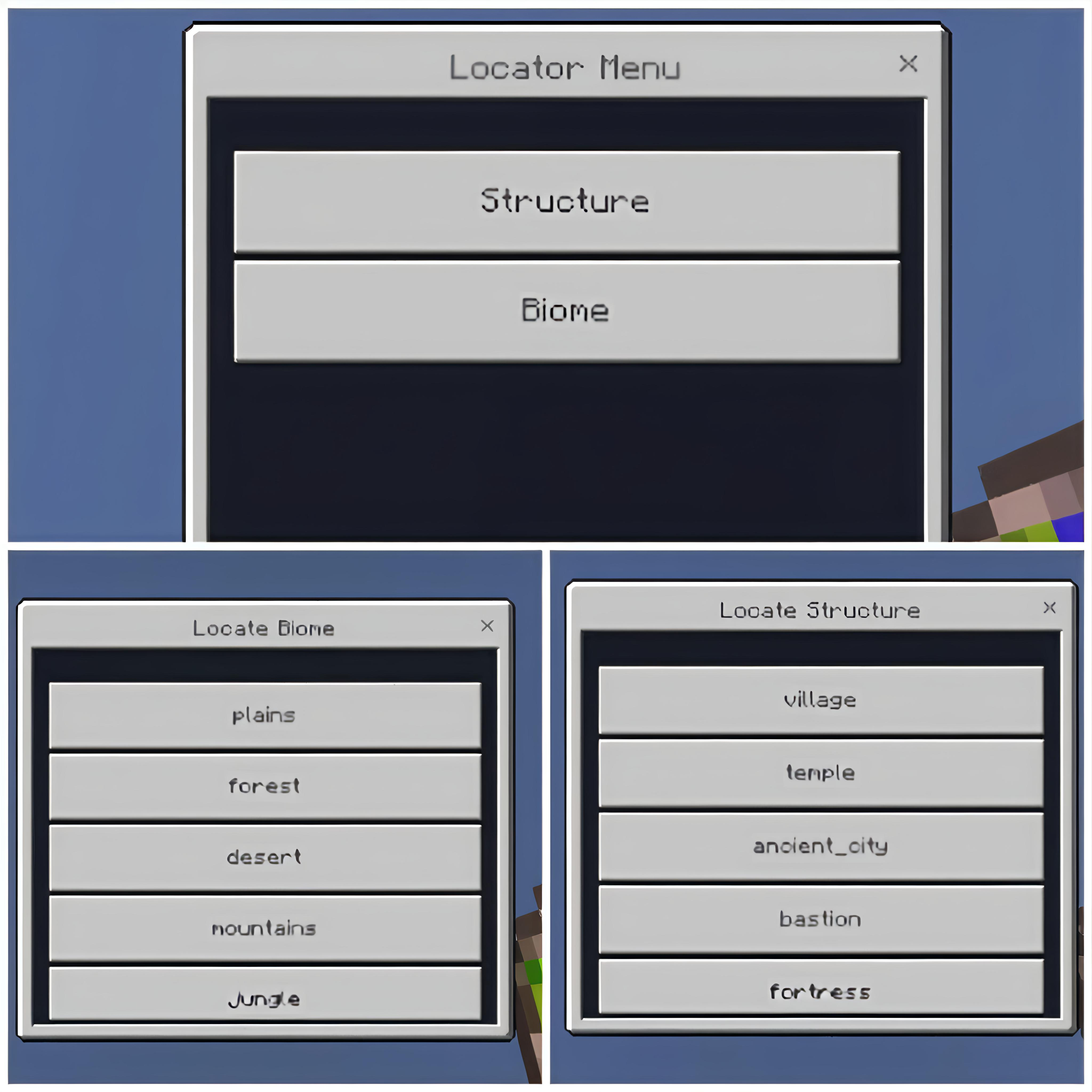 Biome and Structure Compass — screenshot 1