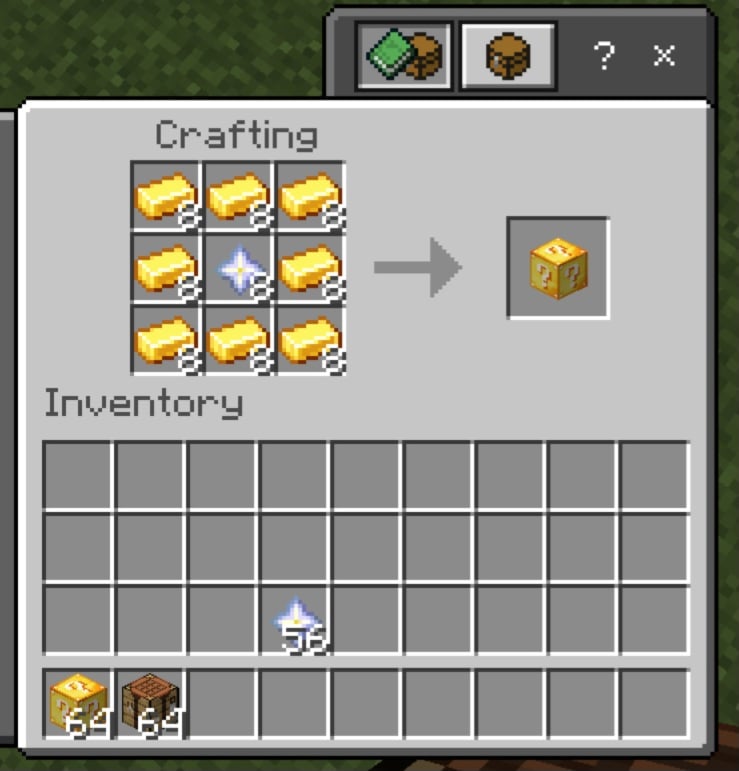 Chaos Lucky Block crafting recipe