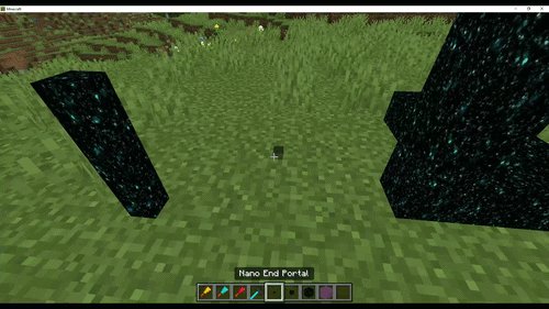 End portal block animation