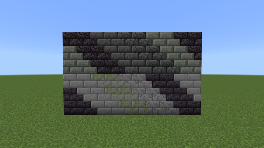 Connected decorative stones