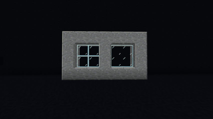 Connected glass panes