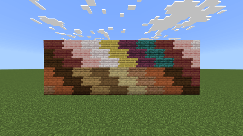 Connected wood planks