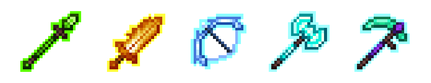 Legendary weapons with unique abilities