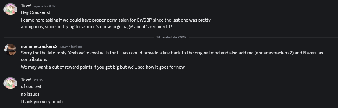 Permission Proof