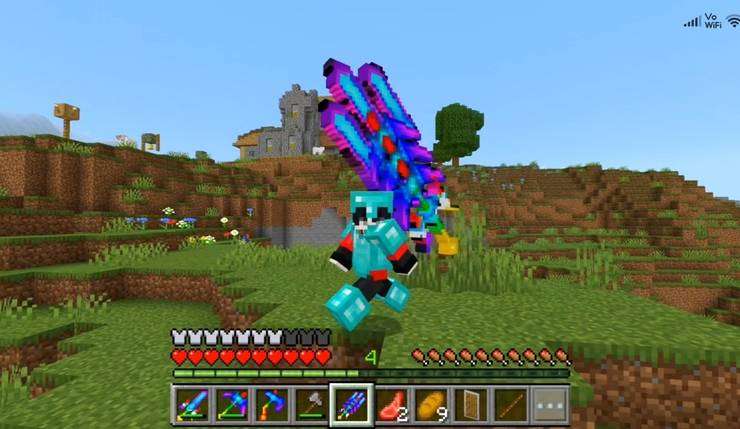 Unknown Mega Super Sword in action