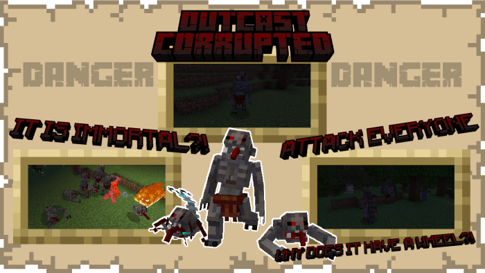 Outcast Corrupted hostile mob