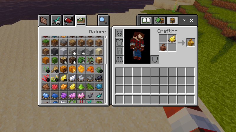 Coloring terracotta with dyes on crafting table