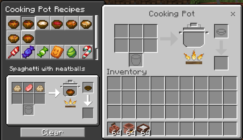 Furniture and decoration items in Minecraft