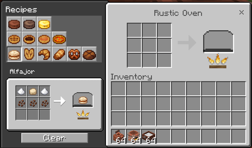 Cooking station blocks in Minecraft
