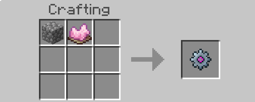 Configs Menu crafting recipe