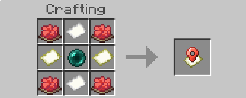 Waypoints Manager crafting recipe