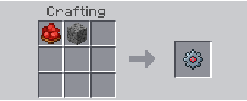 Configs Menu crafting recipe
