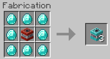 Diamond TNT crafting recipe