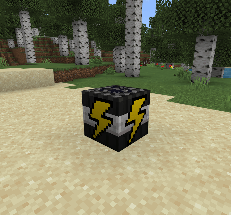 Lightning TNT explosion effect