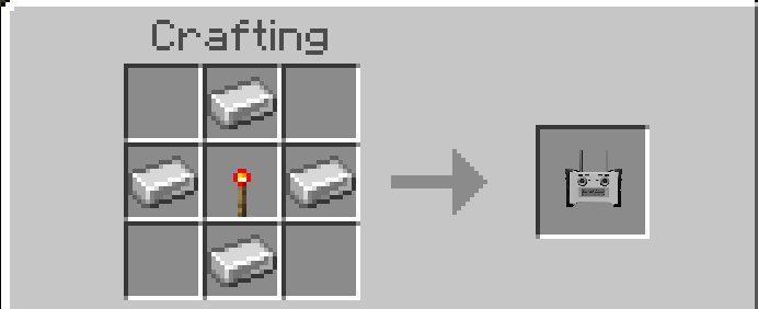 Controller crafting recipe