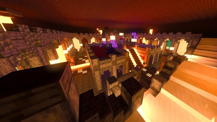 Detailed view of tier 2 dungeon features
