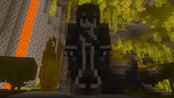 Dynamic light effect in caves