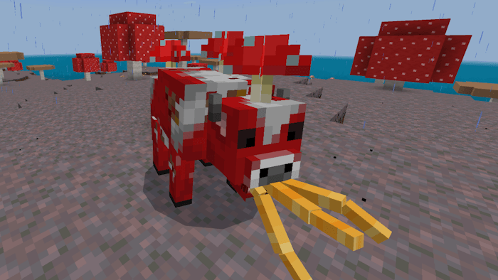 Infected Mooshroom rare mob.