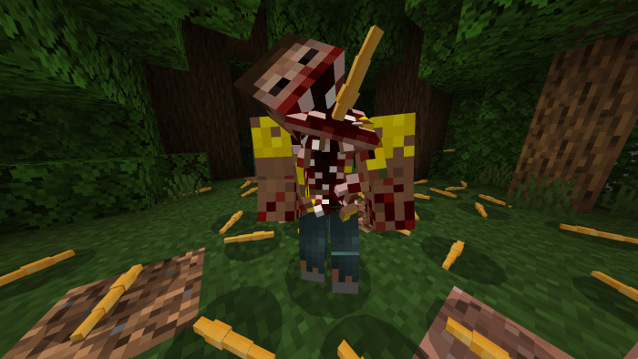 Infected Human parasite host.