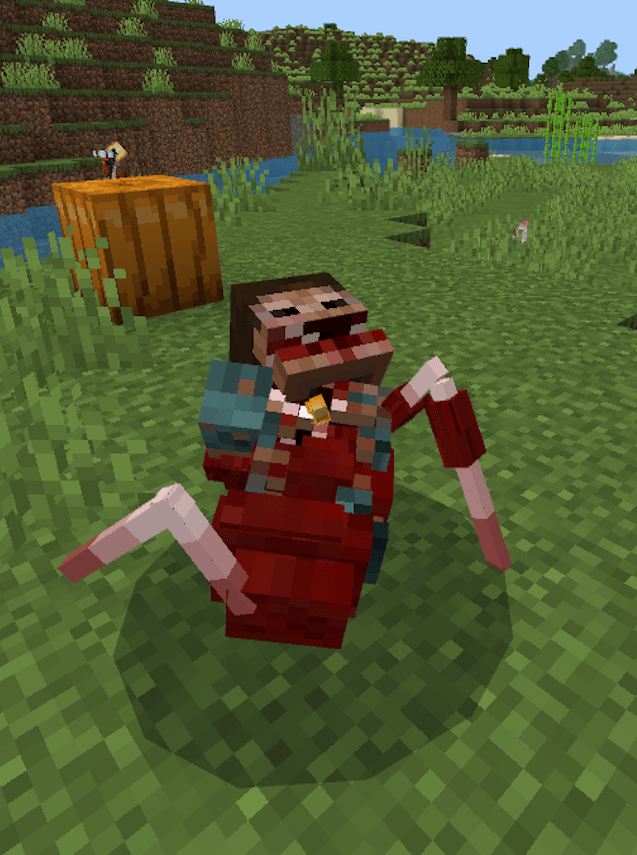 Corruptor entity spawned from infected human.