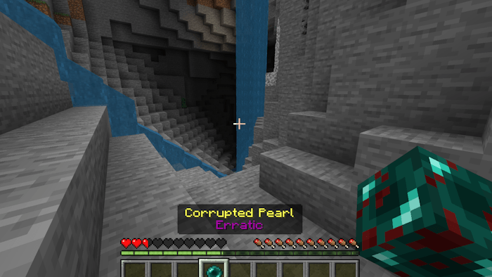 Corrupted Ender Pearl item.