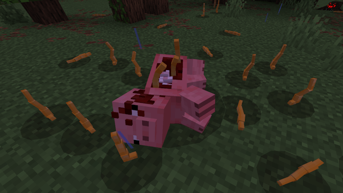 Living Flesh Nest formed from infected pigs.