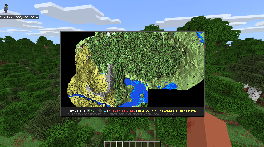 World map high scale view