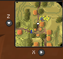 Minimap low scale view