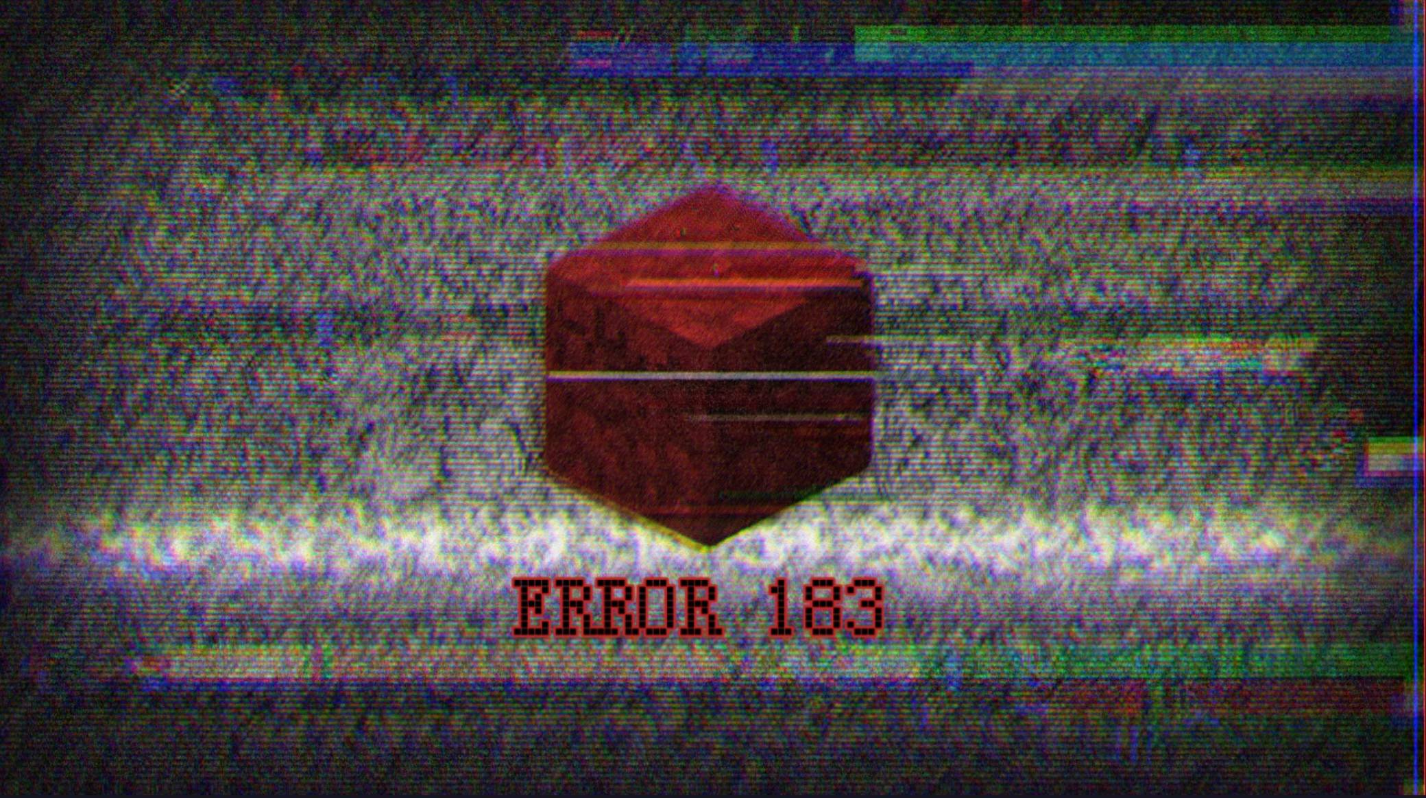 ERROR 183 — screenshot 1