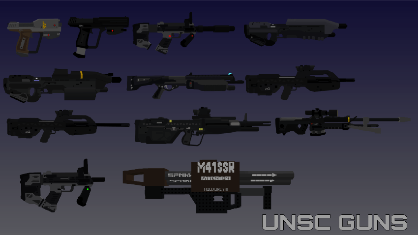 UNSC weaponry overview