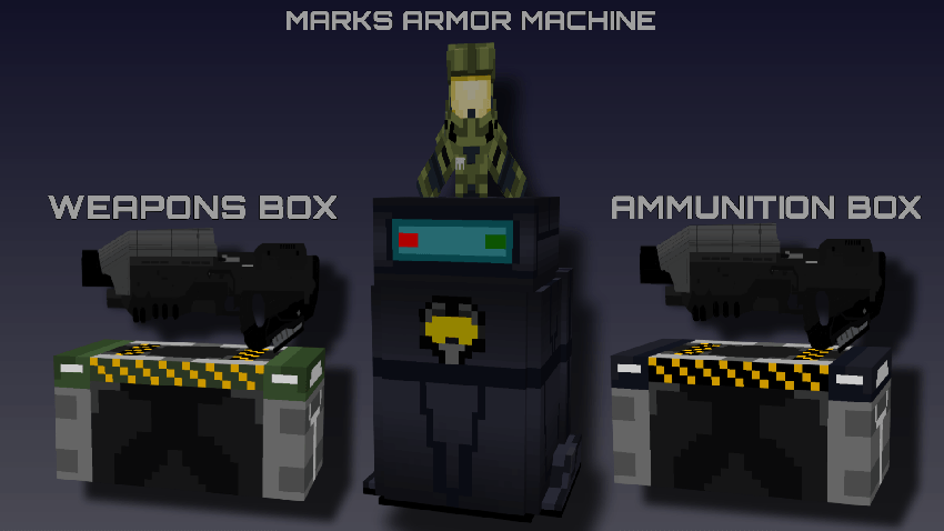 Marks armor selection machine