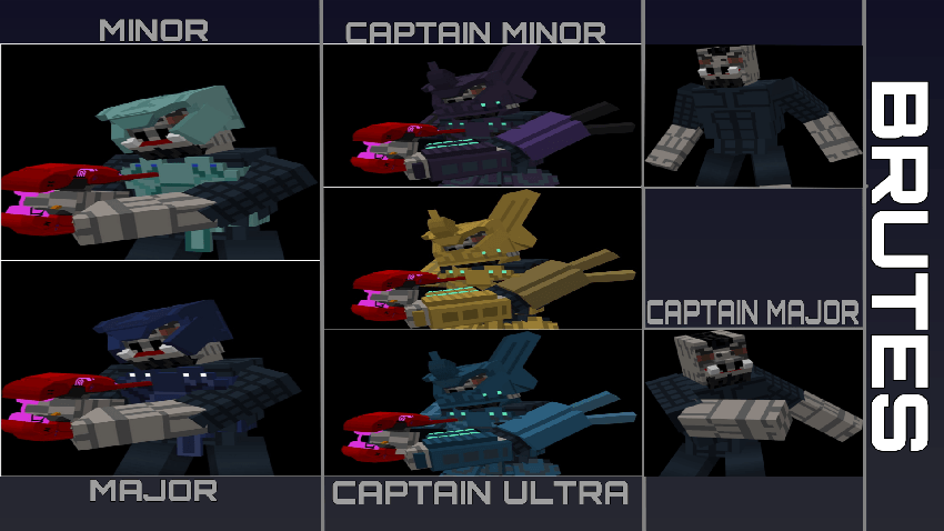 Brute ranks and weapons