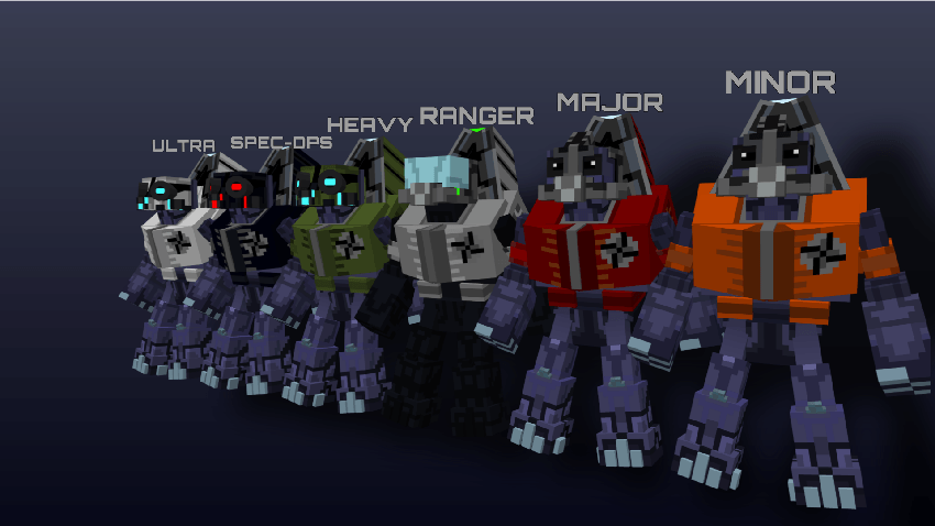 Grunt ranks and equipment